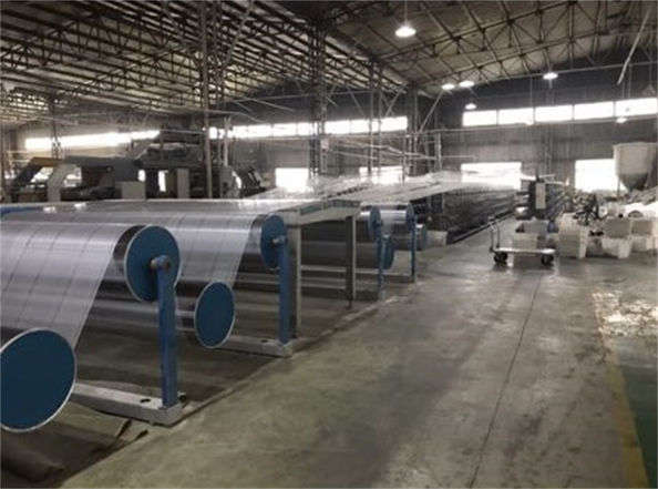 Yiyang Wanlin Weave Packing Co., Ltd. ligne de production en usine