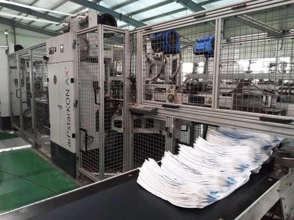 Yiyang Wanlin Weave Packing Co., Ltd. ligne de production en usine