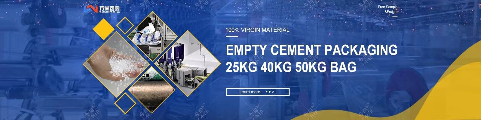 Sacs de empaquetage de ciment