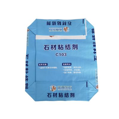 qualité  Colorful BOPP Printing PP Woven Valve Bag with 20kg 25kg Capacity for Cement and Dry Mix Glue usine