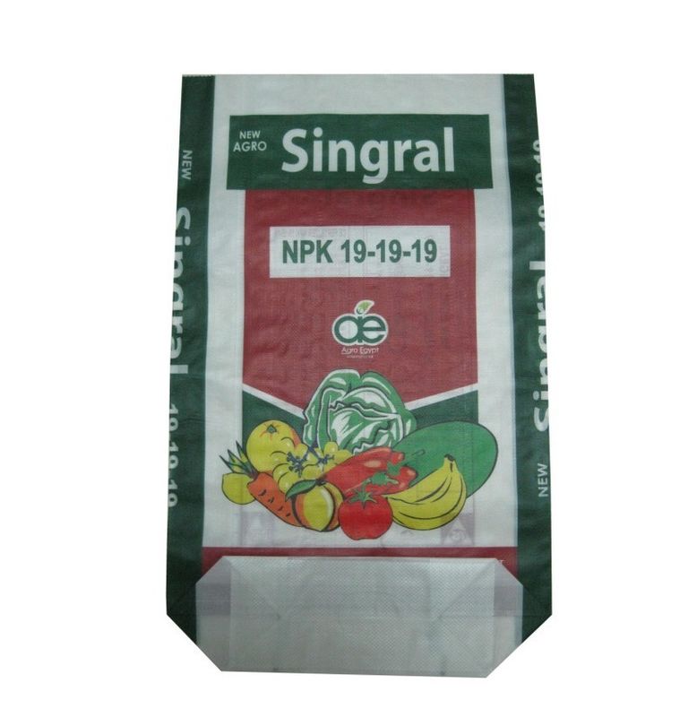 Animal Feed Woven PP Bags 20KG 40KG 50KG Valve Bottom Cement Empty Bags ISO9001