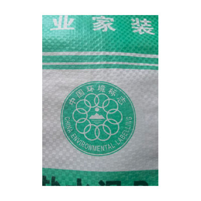 Le ciment de polypropylène d'étoile d'annonce de 40KG 50KG met en sac le mastic de gypse plâtrent le sac 25kg