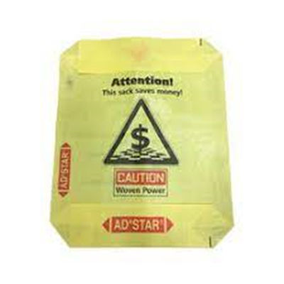 La valve tissée de haute résistance de pp met en sac le bloc inférieur pour l'emballage de gypse de mastic