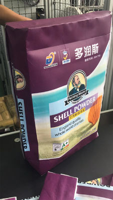 Les sacs de ciment tissés par pp de 25KG 40KG 50KG bloquent les sacs inférieurs de valve