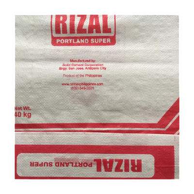 L'étoile chaude d'annonce de la vente 25KG 40KG 50KG met en sac pp pour bloquer la valve inférieure de ciment de sac met en sac le sac à ciment