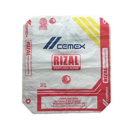 L'étoile chaude d'annonce de la vente 25KG 40KG 50KG met en sac pp pour bloquer la valve inférieure de ciment de sac met en sac le sac à ciment