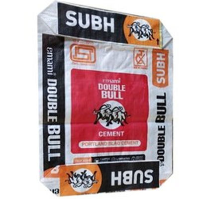 Sacs inférieurs 25kg 40KG 50KG de ciment de bloc de sac de valve tissés par pp de polypropylène