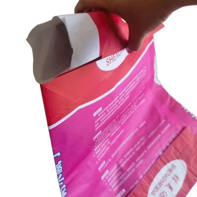 Le ciment imperméable de papier d'emballage met en sac l'impression offset multi du mur 20kg