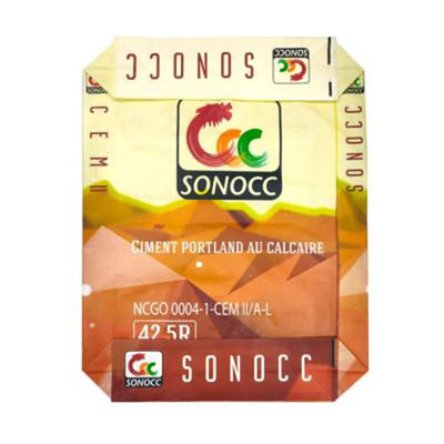 Sac inférieur ISO9001 de ciment du sac 25KG 40KG 50KG Adstar de ciment de valve du bloc pp
