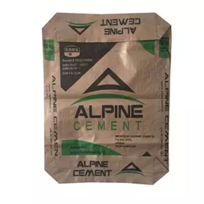 L'étoile chaude d'annonce de la vente 25KG 40KG 50KG met en sac pp pour bloquer la valve inférieure de ciment de sac met en sac le sac à ciment