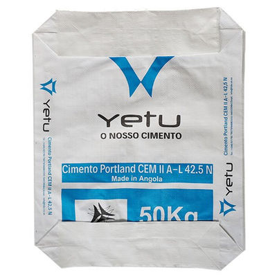 L'étoile chaude d'annonce de la vente 25KG 40KG 50KG met en sac pp pour bloquer la valve inférieure de ciment de sac met en sac le sac à ciment
