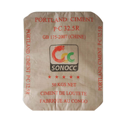La meilleure fabrication de la Chine de sac de ciment tissée par pp de la vente 20KG 25KG 40KG 50KG