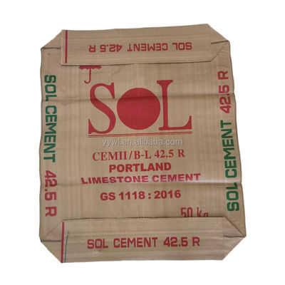 La meilleure fabrication de la Chine de sac de ciment tissée par pp de la vente 20KG 25KG 40KG 50KG