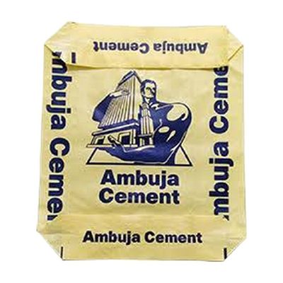 Sac de fond de bloc de soupape en PP lourd pour emballage de ciment de 50 kg