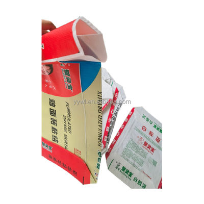 25KG 40KG 50KG a imprimé les sacs tissés par BOPP bloque le sac inférieur à valve de ciment