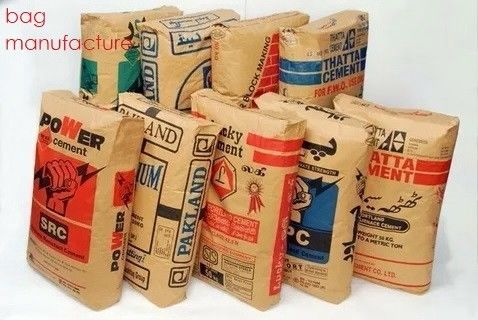 Pp tissés par polypropylène vide met en sac les sacs de empaquetage de ciment de 40kg 50kg