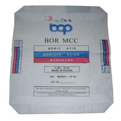L'emballage concret en plastique de ciment de stuc met en sac le fond de bloc de valve de 20kg 25kg 40kg 50kg