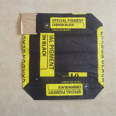 90gsm fait sur commande sacs vides ISO14001 de ciment de papier des sacs en papier 50kg emballage de 3 plis