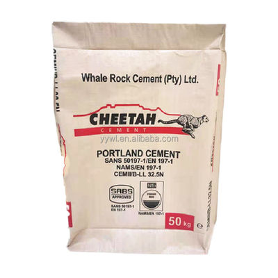 Pp vides tissés 50 kilogrammes en plastique tissé de polypropylène sachet la coutume pour le ciment