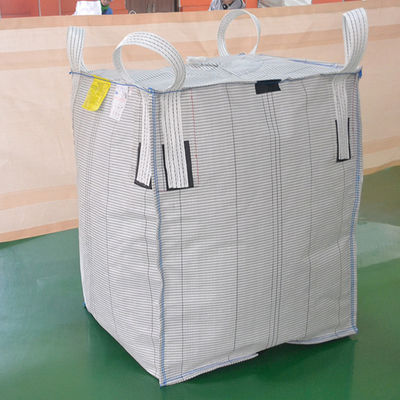 L'éléphant de ciment de construction met en sac le fond plat 1 Ton Bulk Bag With Printing
