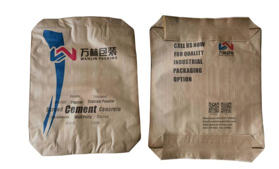 Les sacs d'emballage du ciment 80GSM vident les sacs tissés 50kg 20kg 40Kg de polypropylène