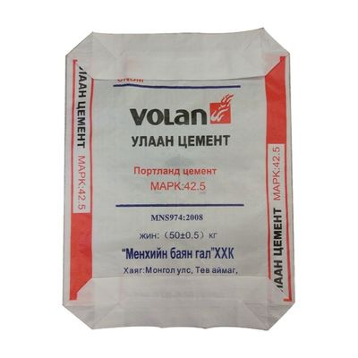 20gsm a stratifié le sac de valve de ciment de pp avec Flexo imprimant la couleur 4 maximum par côté