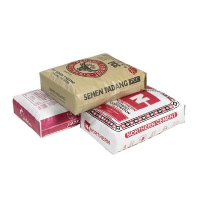 85GSM 50kg Sac de fond carré Sac de ciment Sac de ciment vide