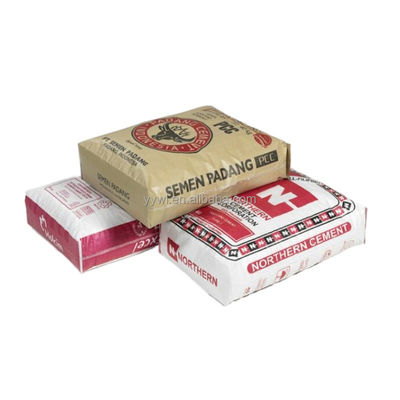 25 kg de sacs de soupapes en PP 100 kg 50 25 de sacs de ciment en polypropylène