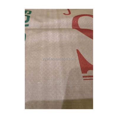 Matériau de construction auto-fermé Emballage Sac de ciment en PP avec emballage à vanne