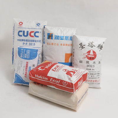 25kg 50kg Eco Friendly tissé sac vide de ciment sac en plastique de ciment