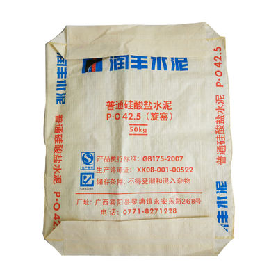 Cement vide PP Bloc de sac de soupape fond 25 kg 40 kg 50 kg
