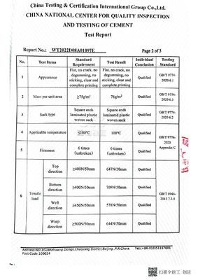 Sac de ciment à soupape d'impression complète 20 kg 25 kg 40 kg