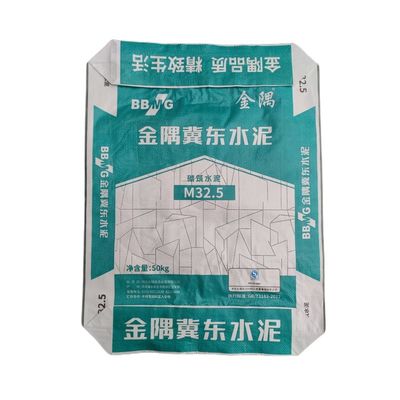 Saco De Cimento PP Sac de ciment à soupape tissée 20Kg 25Kg 40Kg 50Kg pour la poudre de plâtre de mortier