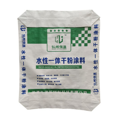 Logo personnalisé soupape de base de ciment vide sacs en polypropylène tissés 20 kg 40 kg 50 kg
