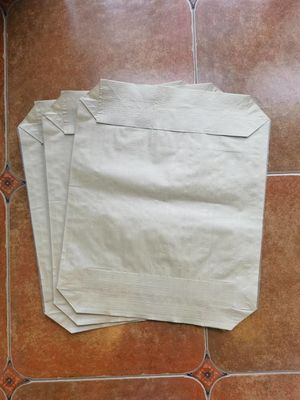 Sac d'emballage en plastique 80GSM de 60x50x10cm pour le remplissage de matériaux de construction par mortier