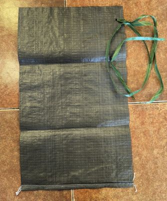 Résistant aux rayons UV 35x66cm 50LB Sacs d'emballage de sable sacs tissés en PP vides fond de couture recyclé