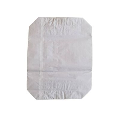 2 pli 80GSM sacs de papier ciment 1 pli film multi papier mural étanche à l'humidité pour 20 kg carreaux adhésif poignée d'étanchéité 99g / personnalisé