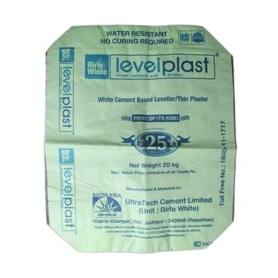 Bloc de fond de soupape vide sacs de ciment en PP 20kg 25kg 40kg 50kg emballage imprimé