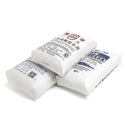 Polypropylène soupape écologique sacs de ciment en PP 50 kg Bloc de fond AD STAR emballage