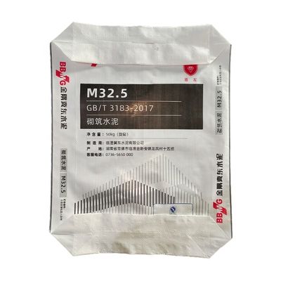 Sac de ciment tissé en PP avec valve 25KG 50KG étanche à l'humidité
