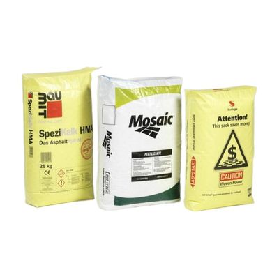 Sacs de ciment en PP laminés à l'épreuve de l'humidité pour l'impression multicolore