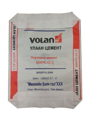 Sac de ciment PP de 50 kg avec stratification PE étanche à l'humidité