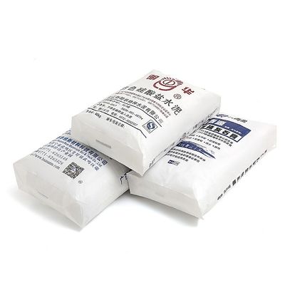 Sacs à soupapes 100% polypropylène PP vierge certifié ISO9001:2008 Sac de ciment résistant à l'humidité pour mélanges secs