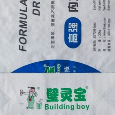 20kg-25kg Capacity PP Woven Valve Bag with BOPP Printing for Tile Adhesive Powder and Construction Materials