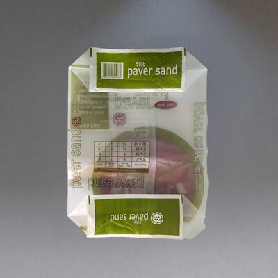 Sacs à valve en PE robuste et respirant de type Labyrinth avec couture centrale pour sable à pavés de 50LB 22,7kg