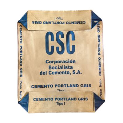 Moisture Proof PP Woven Valve Bag for Heavy Duty 50kg Cement Packaging