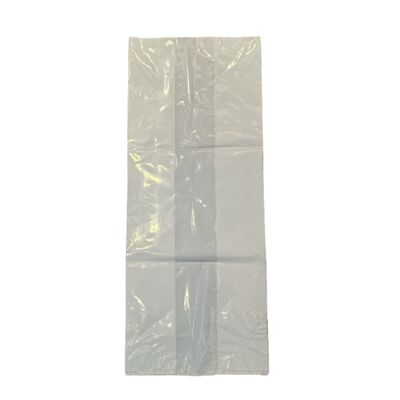 Sacs à soufflets latéraux en PE résistants à l'expansion pour copeaux de bois, sacs en plastique à ouverture facile durables pour sciure de bois et paillis, emballage en PEBD haute résistance à la traction pour remplissage par compression 3:1, antidérapant, résistant aux UV et recyclable