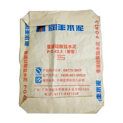 Sac tissé PP avec cordon de serrage résistant aux UV, sac à sable industriel, stabilisé aux UV, sacs de sable optionnels pour applications industrielles et de construction robustes