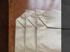 Le sable tissé blanc de polypropylène met en sac réutiliser les sacs vides 50KG de gravier